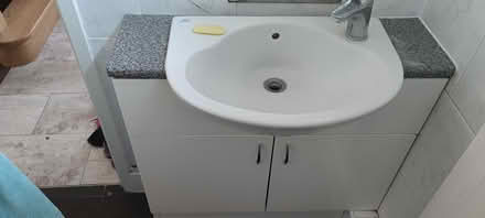 Photo of free Bathroom sink and cabinet (London Colney) #3