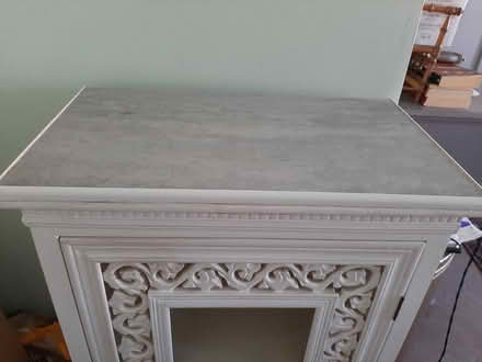 Photo of free Small glass fronted wood cabinet (Kenilworth) #2