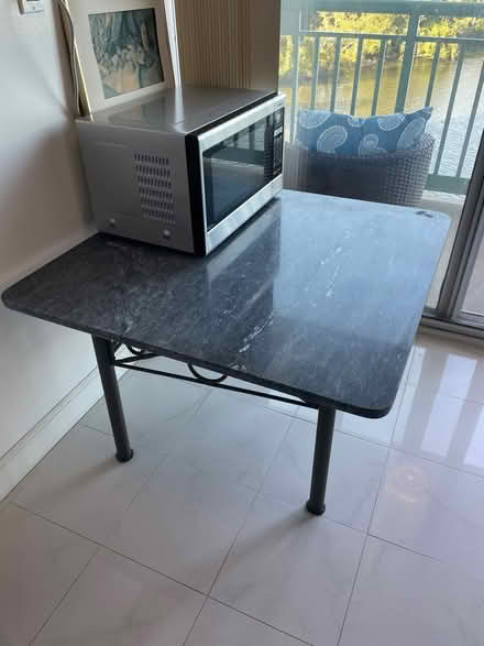 Photo of free Marble Coffee Table (Old Town North; 501 Slaters LN) #1