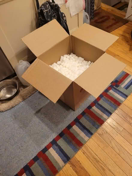 Photo of free Moving box and packing peanuts (Talleyville, DE 19803) #1
