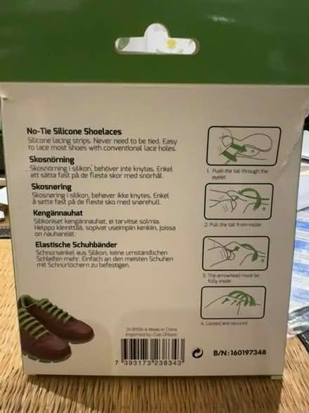 Photo of free NEW No tie silicone shoelaces set (Tottenham N17) #2