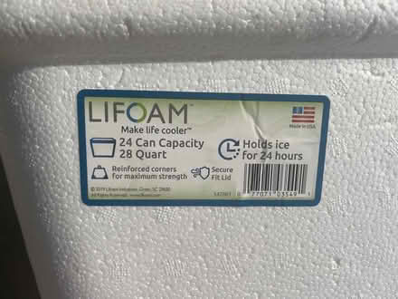 Photo of free 2 Styrofoam Coolers (Maywood) #2
