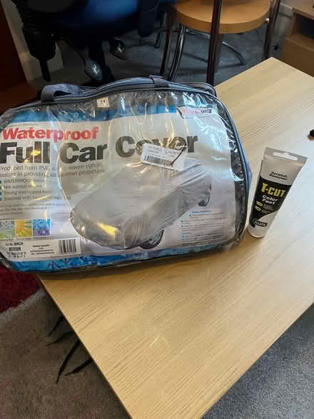 Photo of free medium car cover and white t cut (Kenilworth CV8) #1