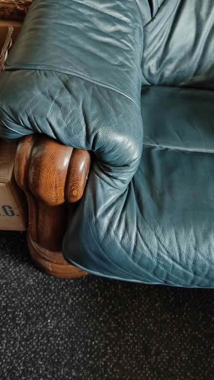 Photo of free leather armchair (ilkeston heanor road) #4