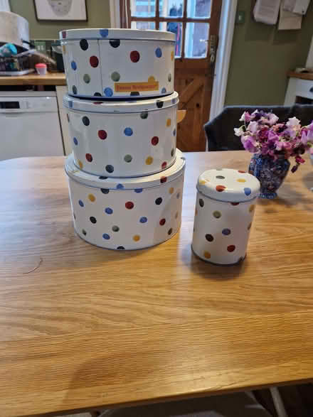 Photo of free Emma Bridgewater cake tins and caddy (Matlock DE4) #2