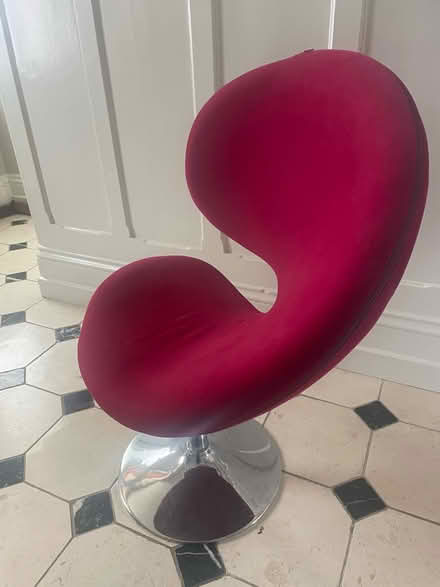 Photo of free Red swivel chair (Rathmines) #1