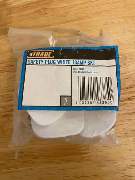 Photo of free Safety Plugs White Pack of 5 (Bassingham LN5) #1