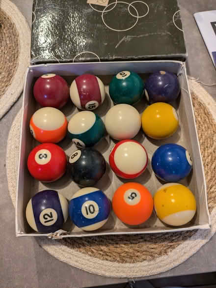 Photo of free Pool balls (Lewes BN7) #1