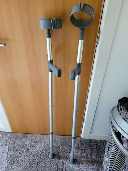 Photo of free Pair of crutches (Sale M33) #1