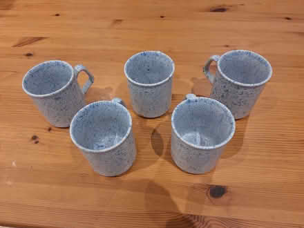 Photo of free Set of 5 Blue Pattern Mugs (New Harbour PA4) #1