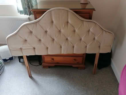 Photo of free Headboard for 4 foot 6 inch bed. (Penybont LD1) #1