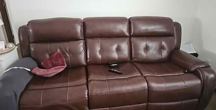 Photo of free Leather recliner (Hampstead emerson village) #1