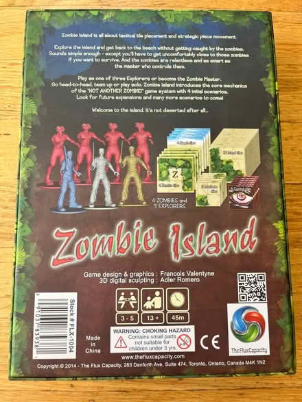 Photo of free Zombie Island Board Game (LIKE NEW) (Wilcox High School, Monroe St) #2