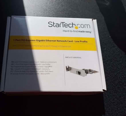 Photo of free Startech 1 Port PCI Express Gigabit Ethernet Card (Leeds LS28) #1