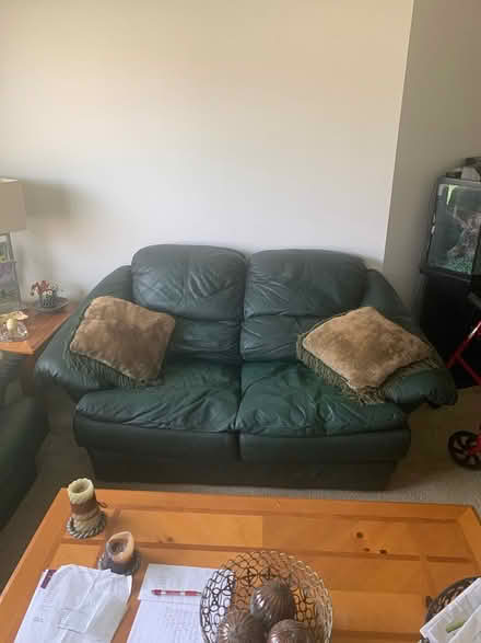 Photo of free Leather Couch and Loveseat (Palm Harbor) #1