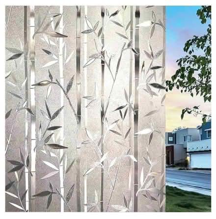 Photo of free Window privacy film, bamboo pattern (TN34 Halton (West Hill - Ore)) #2