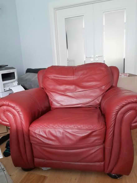Photo of free 2 seater and 1 seater leather (Booterstown, Dublin) #3