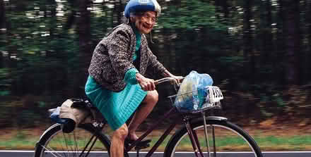 Photo of old ladies bike (Lower East Side) #2