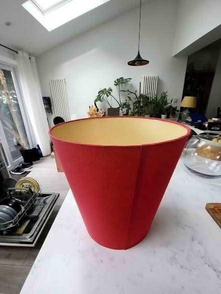 Photo of free Red lamp shade (Ashton upon Mersey M33) #3