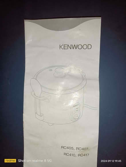 Photo of free Rice Cooker - Kenwood, medium size. (Woodley RG5) #1