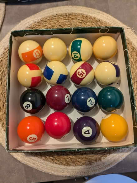 Photo of free Pool balls (Lewes BN7) #1