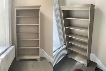 Photo of free Painted wooden bookcase (Hanging Heaton WF17) #1