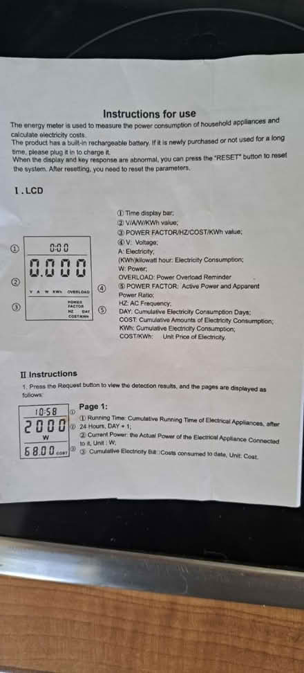 Photo of free Power consumption meter (Critchill, Frome) #2