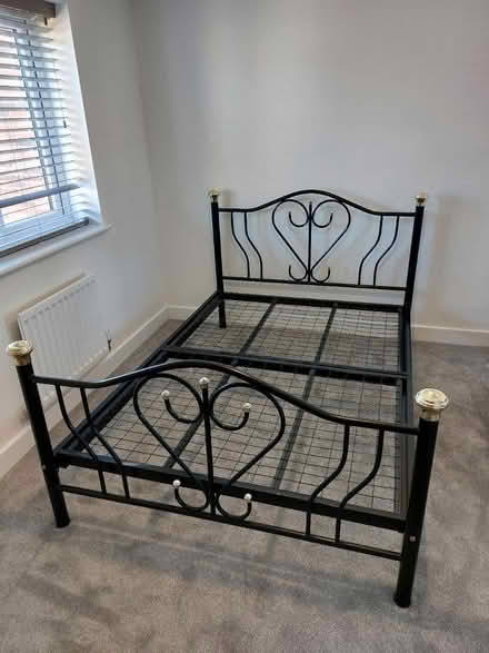 Photo of free Double bed frame (St. George's Wood, NE61) #1