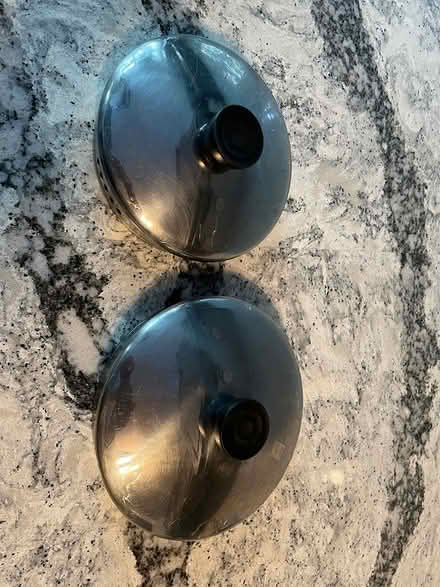 Photo of free Two stainless steel pot lids (Alta vista / riverside) #1