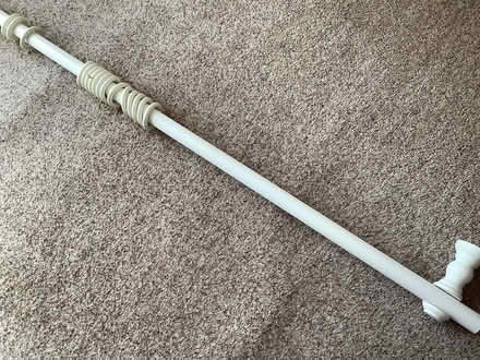 Photo of free White Wooden Curtain Rod 180cm (Grange Estate, Letchworth SG6) #4