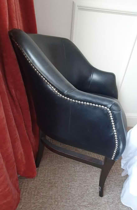 Photo of free Lovely real leather chair (Stockport) #2