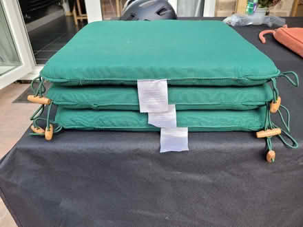 Photo of free 4 x Garden Seat Pads / Cushions (Purbrook PO7) #1