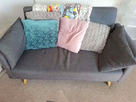 Photo of free Blue 2 seater sofa (Leeds LS28) #1