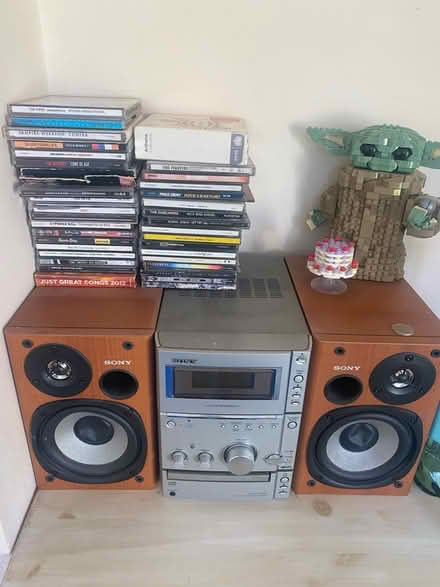 Photo of free Sony CD radio player and CDs (Tonbridge) #1