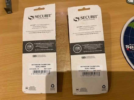 Photo of free 2 no. Securit bathroom thumbturn (Marguerite Way, BS) #2