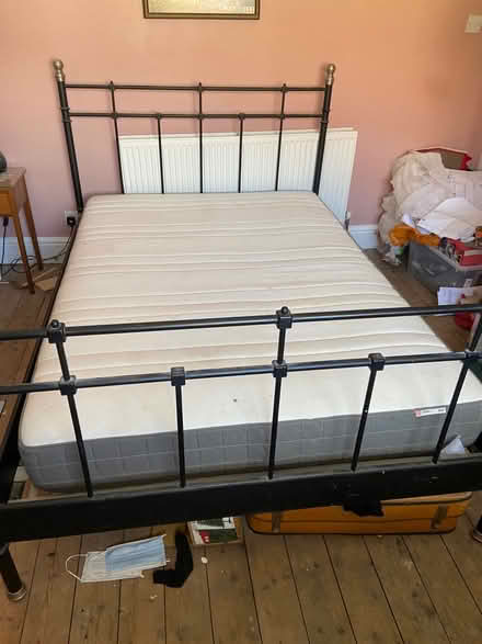 Photo of free Double ikea bed with mattress (Gorton M18) #1