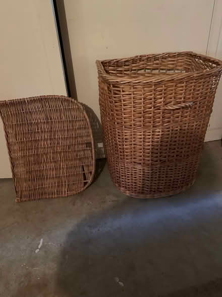 Photo of free Wicker storage basket (Marinwood) #1