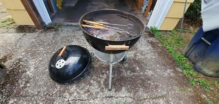 Photo of free Weber charcoal BBQ & cover (Seahurst (West Burien)) #1