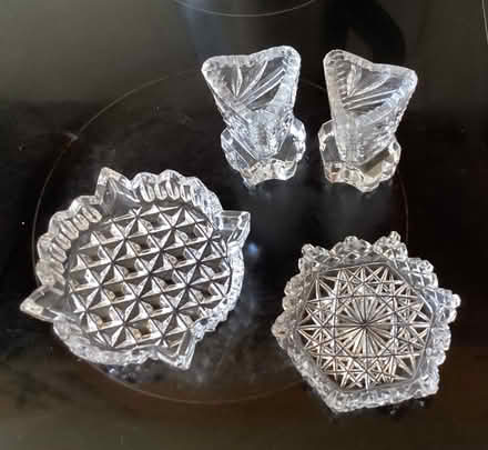 Photo of free Glass dishes & candle holders (vintage) (Molesey KT8) #1