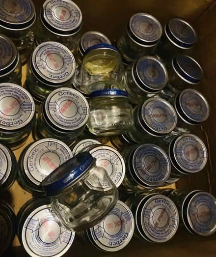 Photo of free Baby Food Jars/lids large box full (East Watertown) #1