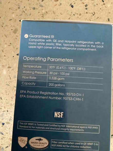 Photo of free Glacier water filter (Tigard) #2