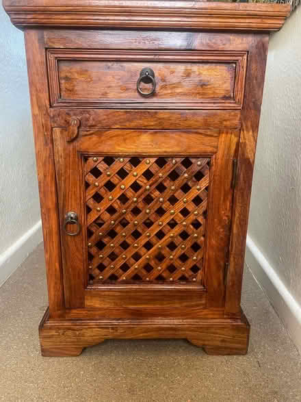 Photo of free 2 x solid wood bedside tables (Clipstone, Mansfield) #1