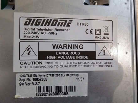 Photo of free Digihome Freeview PVR Box (Vale LA1) #4
