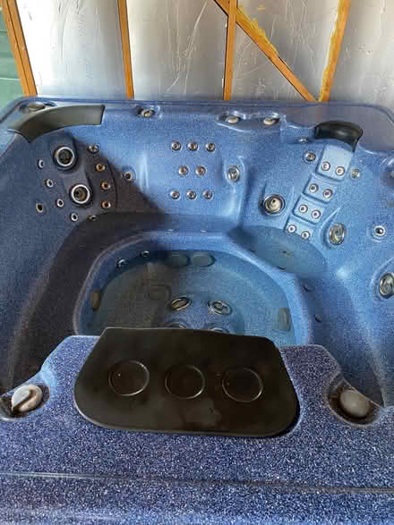 Photo of free Used hot tub, cover and steps (Kents Hill MK7) #1