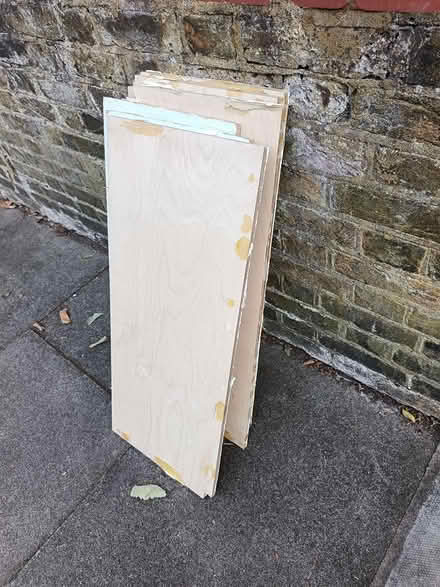 Photo of free 6 shelves,12mm plywood (Tufnell Park, N7) #1