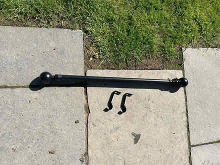 Photo of free Black extendable curtain rail (Hitchin Herts) #2