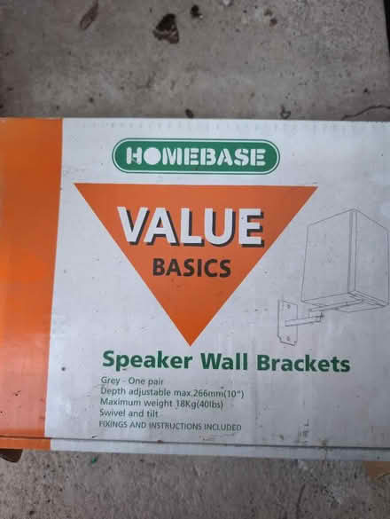 Photo of free Speaker wall brackets (Woodmancote) #1