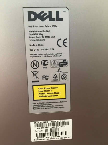 Photo of free Colour Laser Printer (Camden) #3