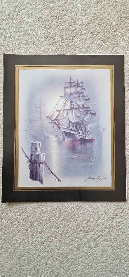 Photo of free Ship print and mount (Hillsborough S6) #1