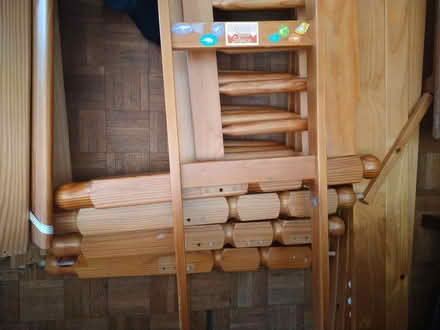 Photo of free Solid pine bunk beds (Raveningham NR14) #3